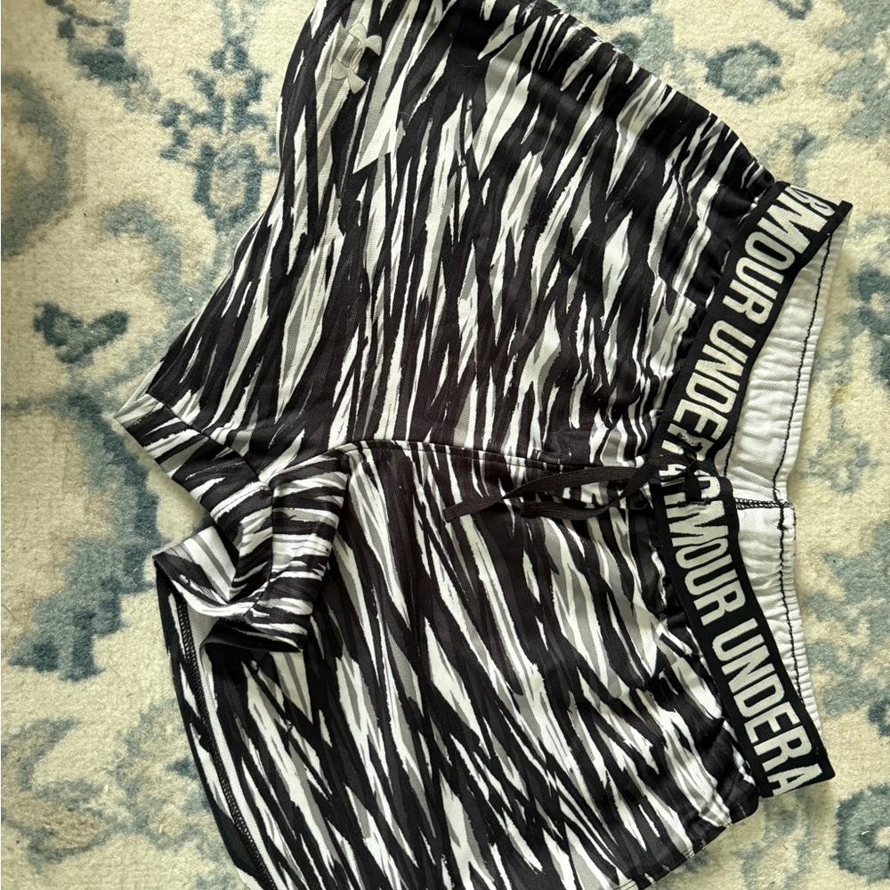 Under Armour Zebra Print Athletic Shorts